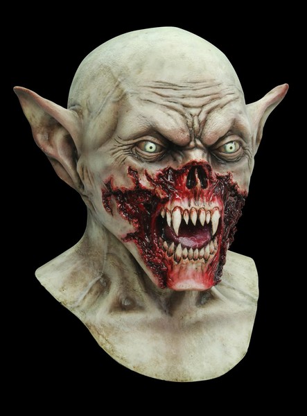 Upir - Vampir Halloween Fasching KostüM Maske - Handbemalte Latexmaske Mit-image