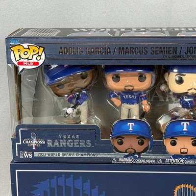 funko pop パワーレンジャー ５点セット Funko Pop Texas Rangers 2023 Champions 5-Pack Garcia Semien Heim