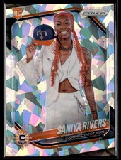 2025 Panini Prizm WNBA #150 Saniya Rivers Ice Prizms
