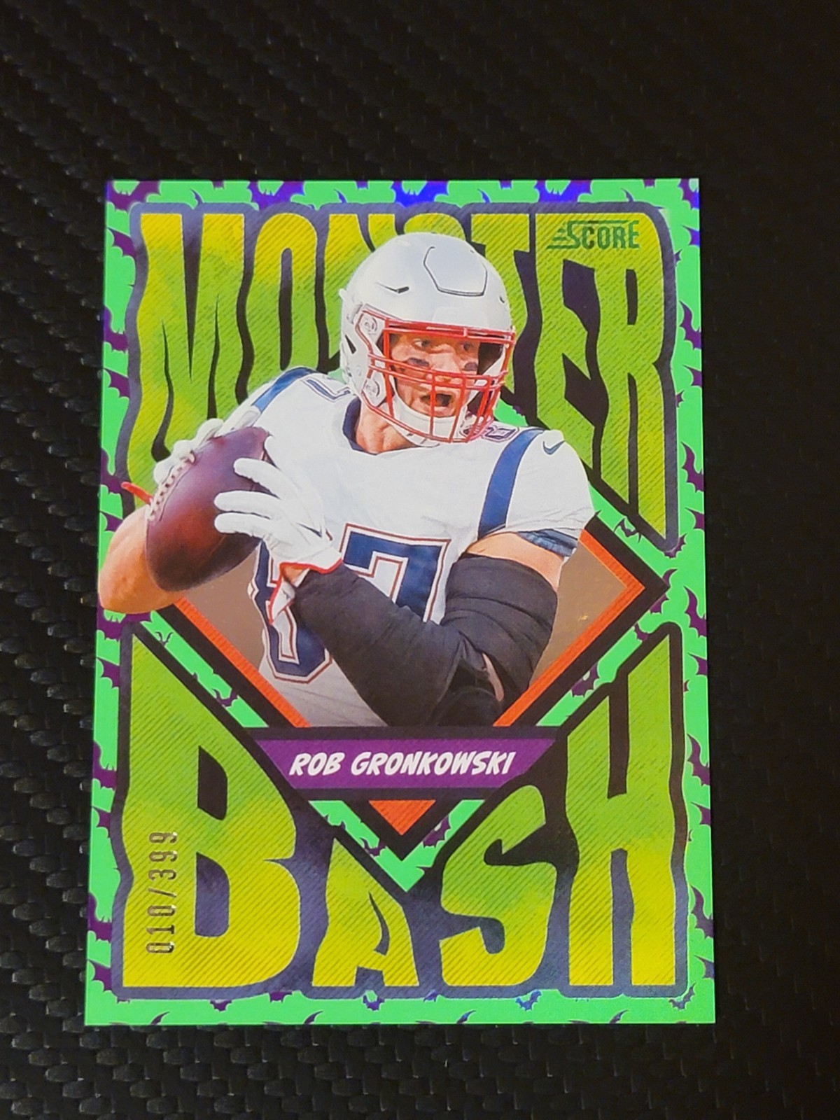 2026 Panini Score-A-Treat - Monster Bash Rob Gronkowski #279 Holo Bats /399