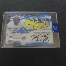 Kayvon Thibodeaux  Signed Power Surge  #PS-KT1  & Two Other Cards