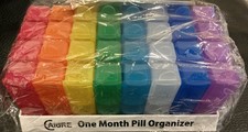Monthly Pill Organizer 2 Times a Day, 30 Day AM/PM Pill Box for Medication