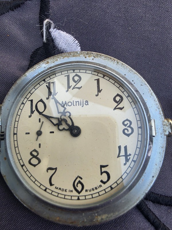 Limited Edition MOLNIA pocket watch USSR Molnija 250th founding of CHELYABINSK⏱