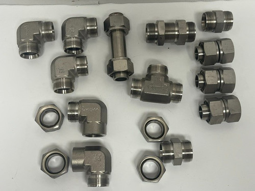 LOT  OF SWAGELOK Stainless Steel 1" FITTINGS