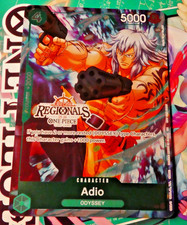 One Piece Card Game Carte Regionals Holo Adio P-078 ALT English NM