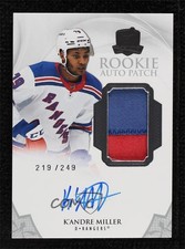 2020-21 Upper Deck The Cup Rookie 219/249 K'Andre Miller #182 Patch Auto 7ci