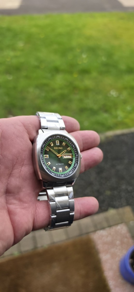 Seiko Recraft Series Automatic 7S26B Stunning Green Dial 44mm | eBay