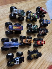 Hot Wheels 1:64 Monster Trucks Lot of 12 New Never Played With