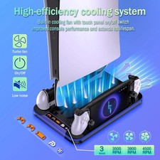 BRAND NEW PS5/PS5 Slim/PS5 Pro Cooling Charging Stand RGB Fan