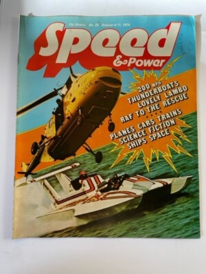 SPEED AND POWER-OCTOBER 4TH - 11TH 1974- 200 MPH THUNDERBOATS - LOVELY LAMBO