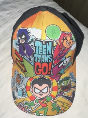 Teen Titans Go Hat Cap Youth Size (OSFM) '16 - RARE FIND!!! Adjustable Snap Back