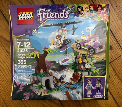 LEGO Friends Jungle Bridge Rescue 41036 Building Set   friends set 41036 main image 2
