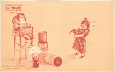  Savon Transparent Pour la Barbe, Ed. Pinaud, 18. Place Vendome, Paris France