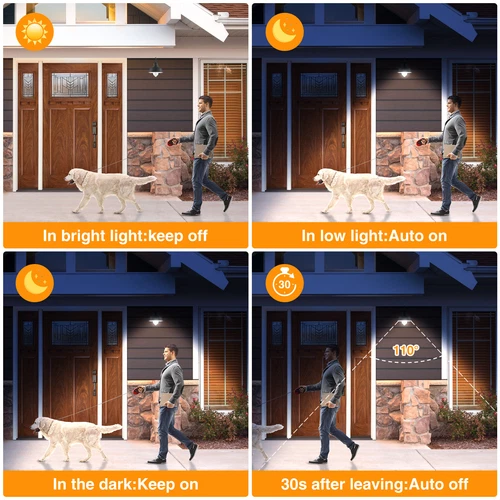 1-4PCS B22 Smart PIR Motion Sensor LED Bayonet Light Bulbs 12W 6000K Auto On/Off - Picture 9 of 16