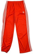 Adidas Kids Pants Trouser Casual Straight Red Pocket Lace Up Size UK-13/1