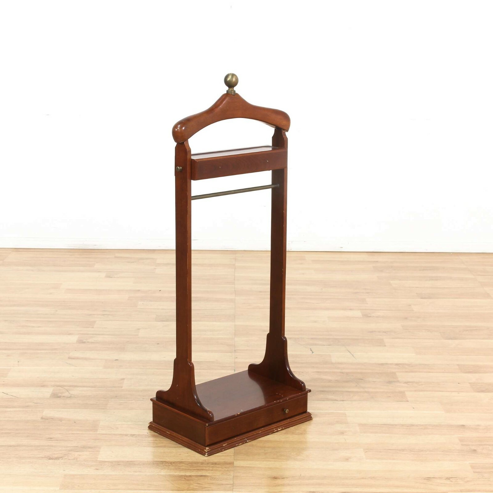 Bombay Company Mens Valet Vintage Wardrobe Stand Organizer Drawers