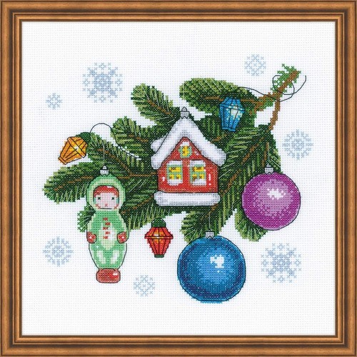 RIOLIS 1596 Beloved Decorations Broderie Point de croix Compté - Picture 2 of 5