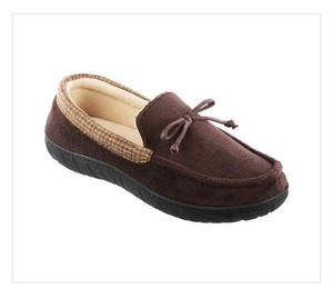 totes moccasin slippers mens