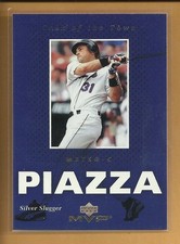 Mike Piazza 2003 Upper Deck MVP Talk of the Town Insert Card # TT9 Mets Baseball