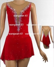 051 Ice Skating Dress Girls Custom Figure Skating dress Women Competition Dress