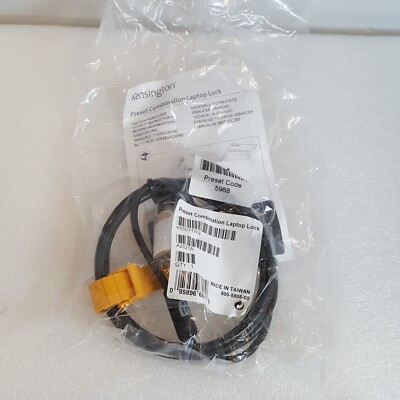 Lot of 10 - Kensington K65011WW Serialized Preset Combination Laptop Lock