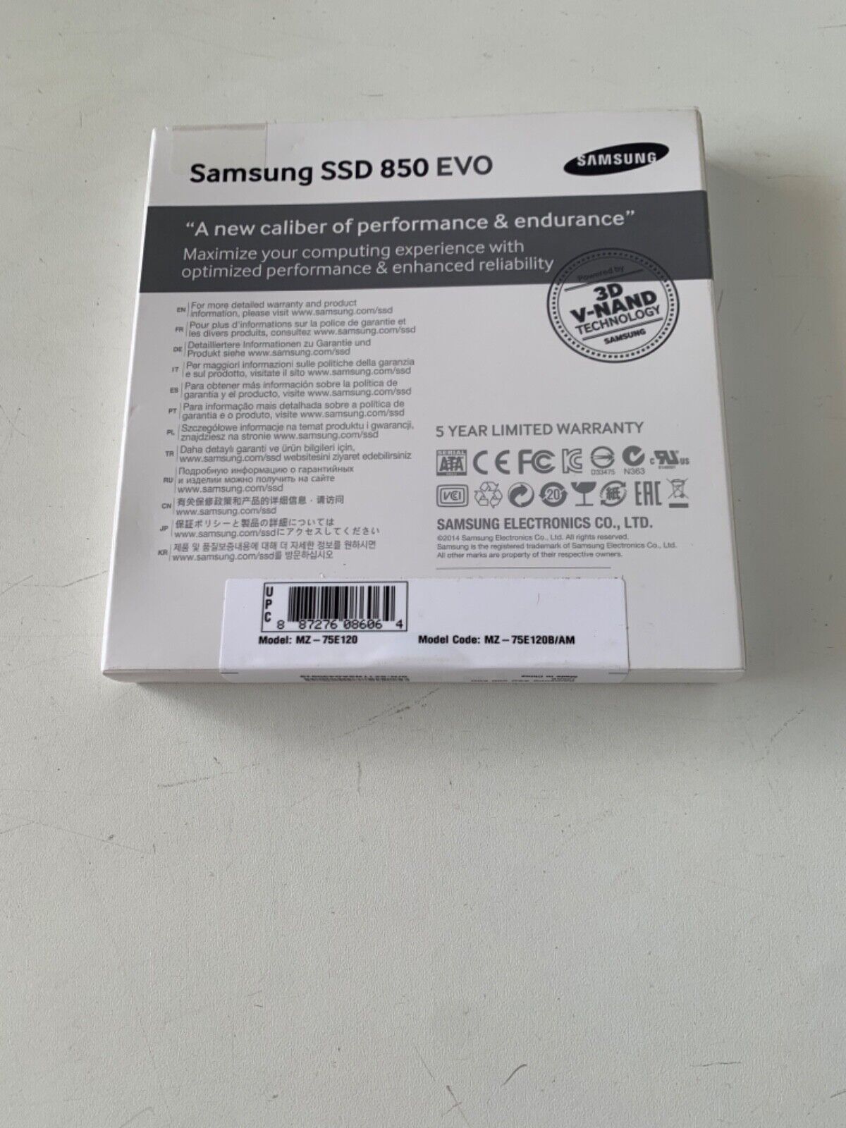 Samsung+850+EVO+120GB+Internal+2.5%22+%28MZ-75E120B%2FAM%29+SSD