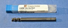 New NIAGARA CUTTER N57936 1/4 Dia. Carbide End Mills Long Reach 3 Pcs Available