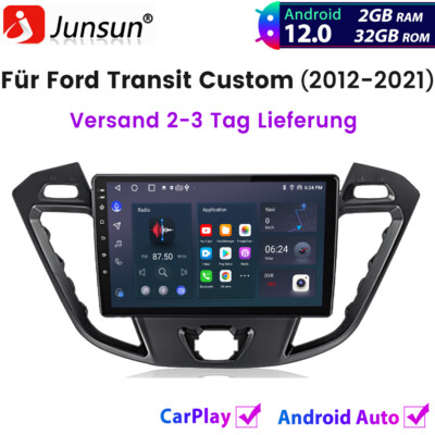 Carplay Android Auto Für Ford Transit Custom 2012-2021 Autoradio GPS NAVI 2+32GB