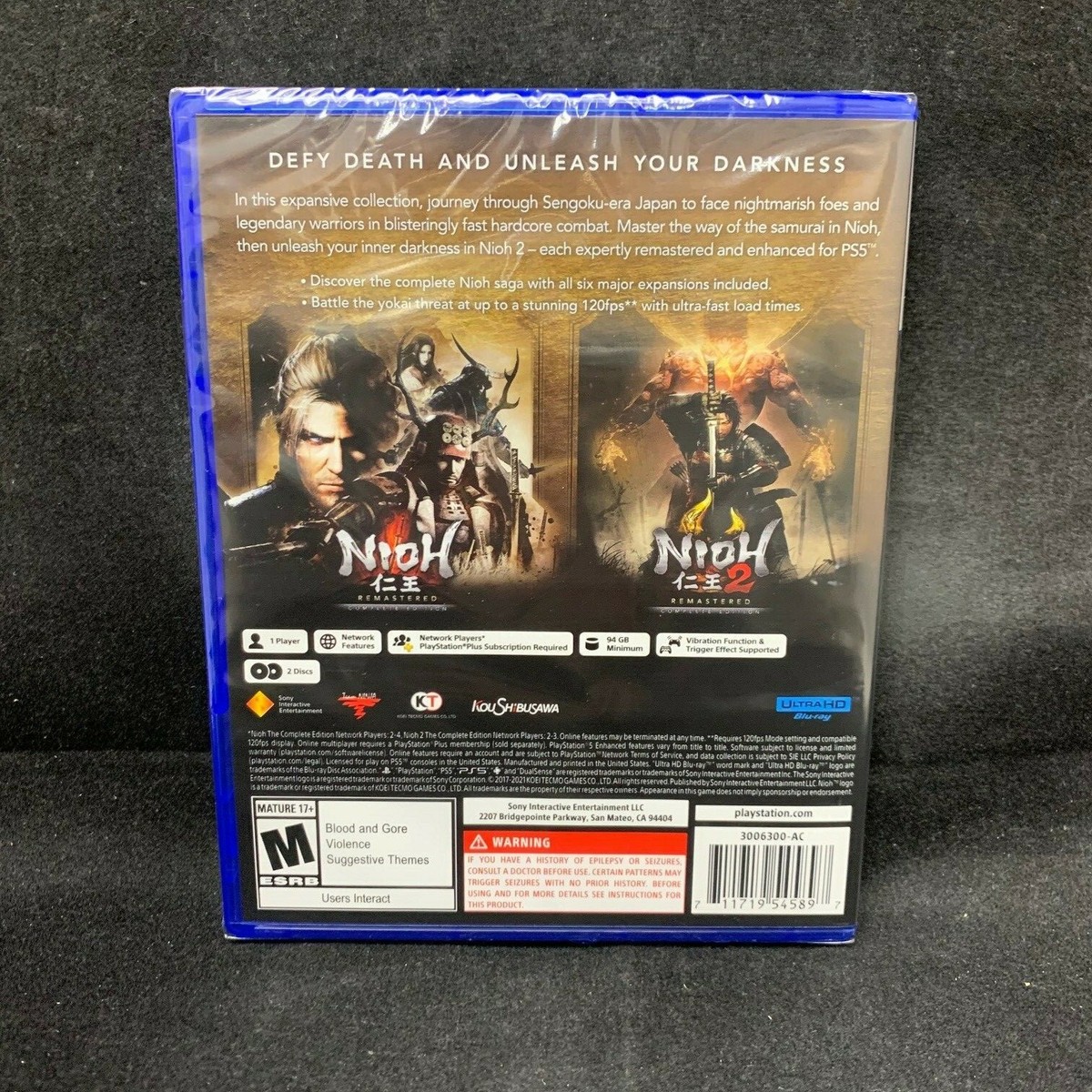 SONY Nioh Collection Per PS5 - Edizione Completa Con Tutti I DLC - Foto 7