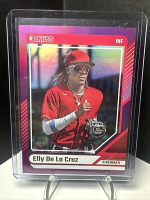2024 Panini Donruss ELLY DE LA CRUZ Purple #/99