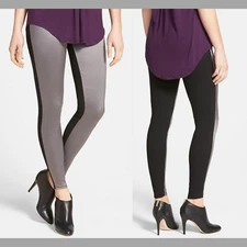 NWT Lyssé 'Sophie' Satin & Ponte Knit Control Top Leggings [ SZ Medium ] #289