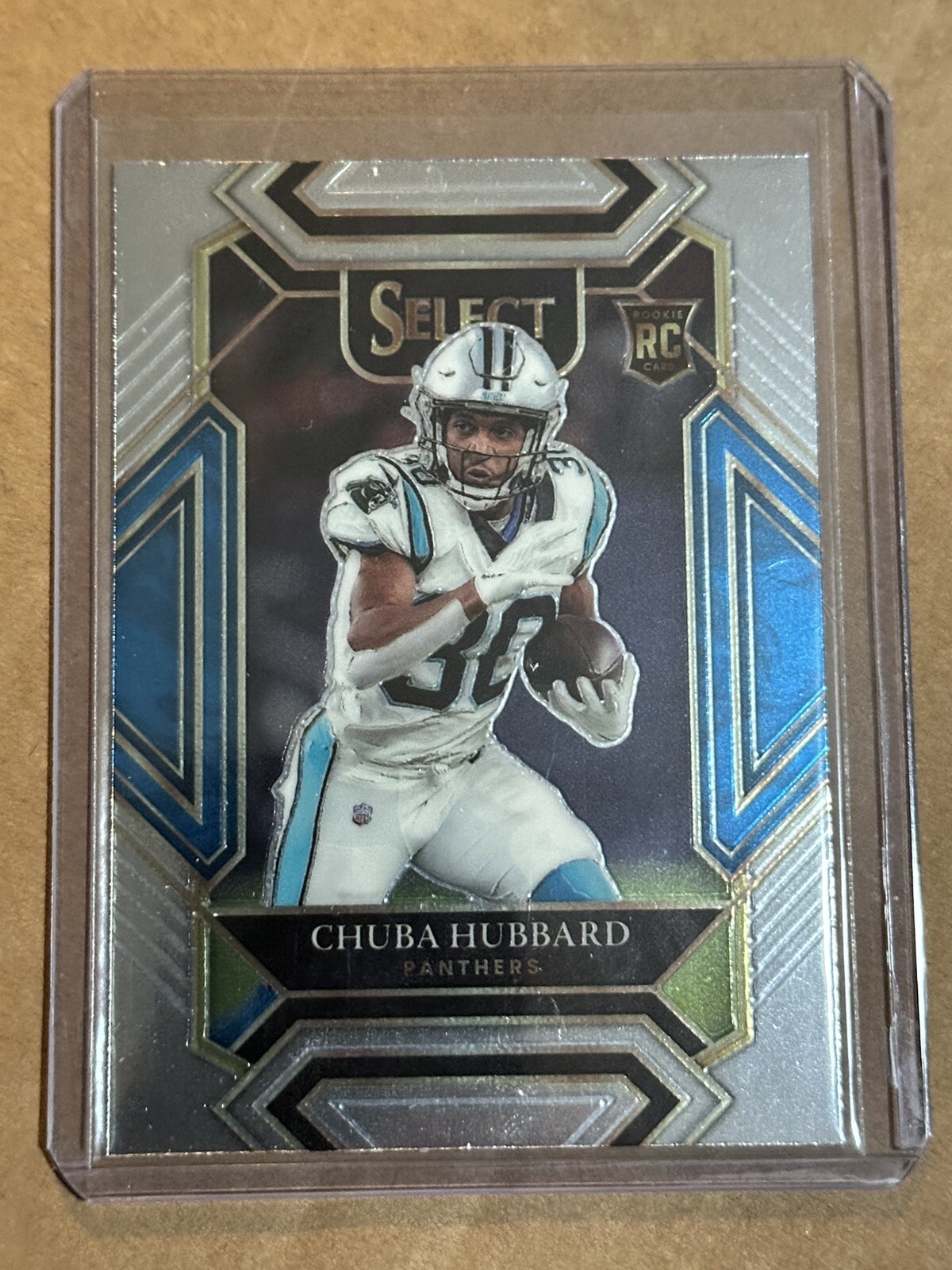 2021 Panini Select - Club Level #276 Chuba Hubbard (RC) Panthers