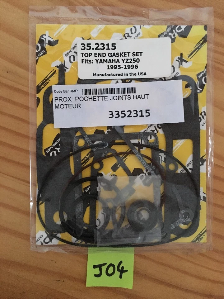 Prox Yamaha YZ250 1995 1996 pochette joints haut moteur neuf 35.2315 YZ 250 - Photo 1/1