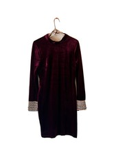 Women’s FASHION NOVA Velvet Beaded Dress
