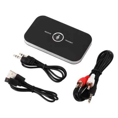 Bluetooth 5.0 Transmitter Empfänger Sender 2in1 Aux Audio Adapter TV Kopfhörer2