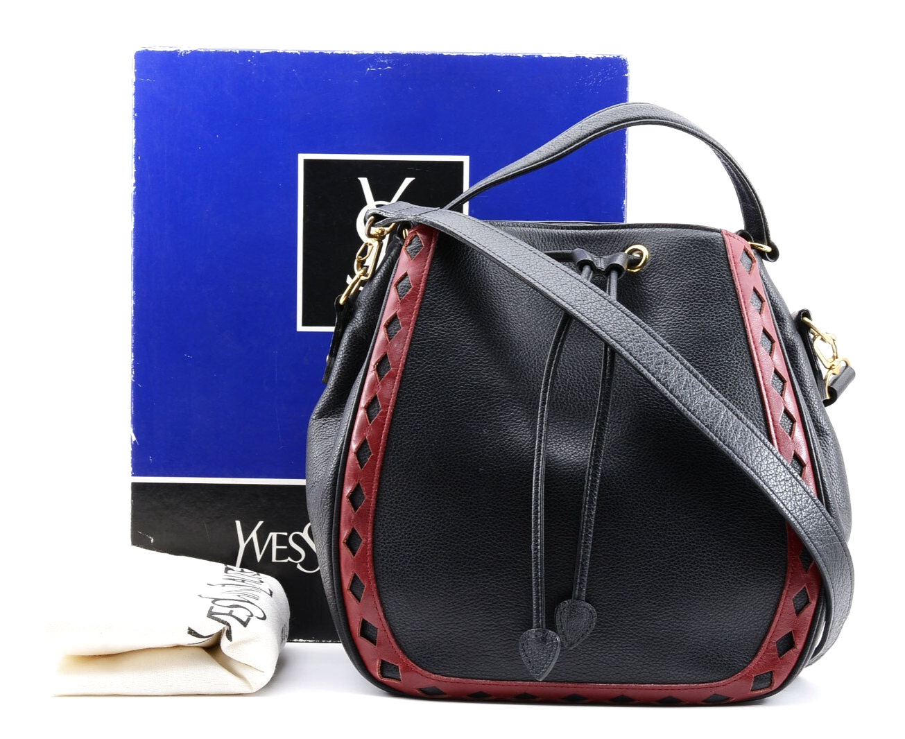 Borsa a mano Yves Saint Laurent [Rango A] 2 vie con coulisse borsa a mano YSL...