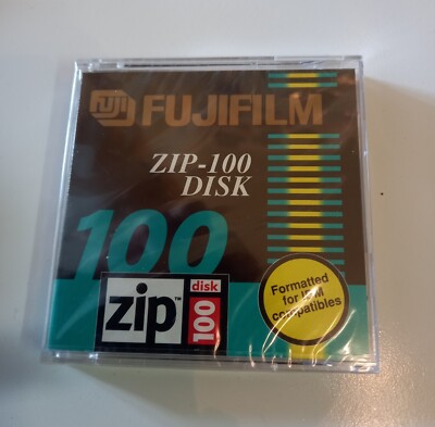 Zip Diskette Fujifilm Zip-100 Disk IBM Rare Retro Disc Zipp neu 