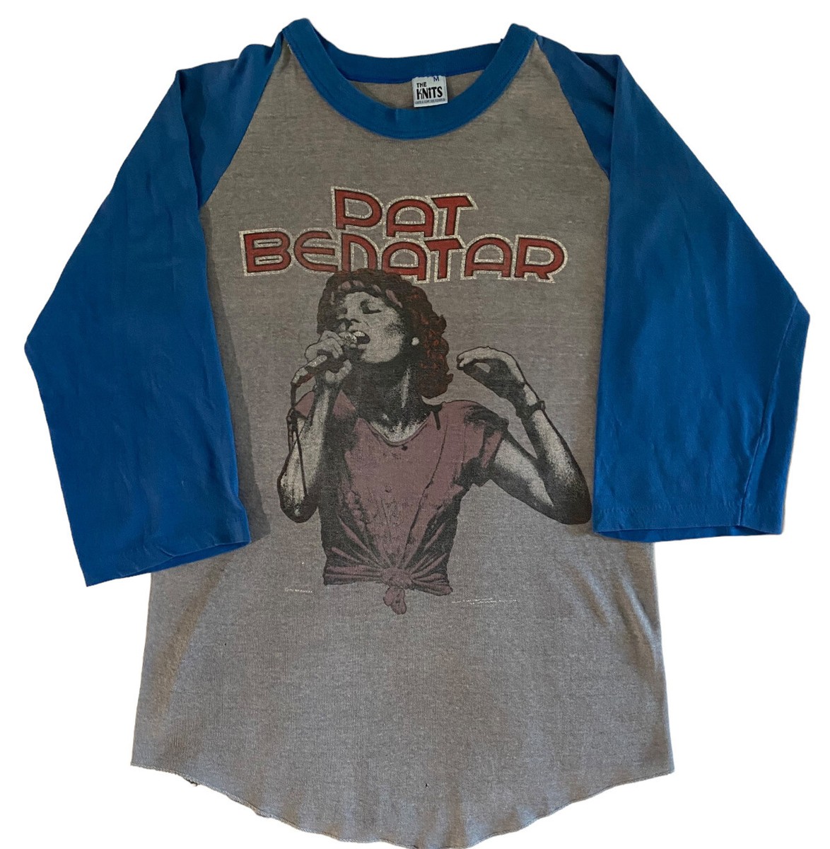 Vintage 80s Pat Benatar band t-shirt raglan Precious Time Tour 