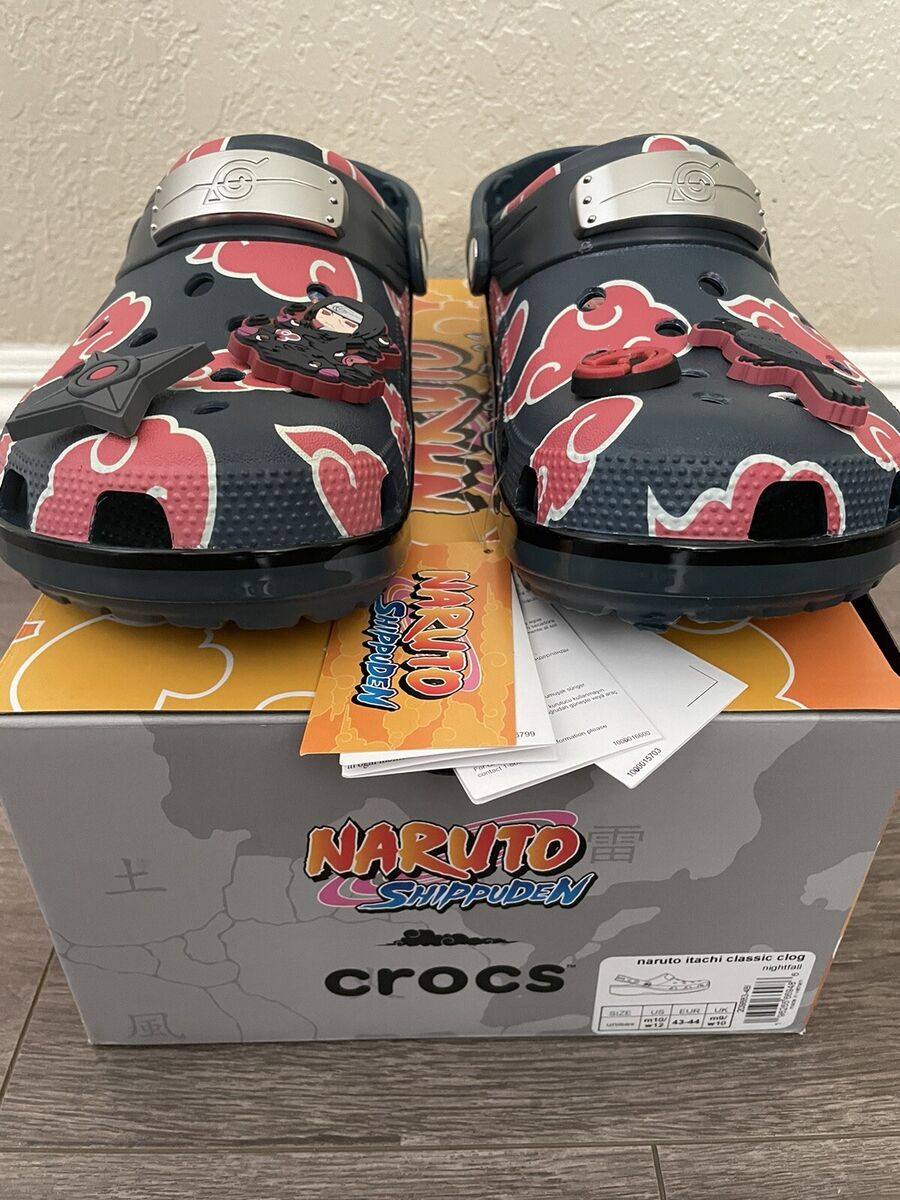 NEW BUNDLE Crocs x NARUTO ITACHI & SASUKE UCHIHA CLASSIC NEW BUNDLE Crocs x NARUTO ITACHI & SASUKE UCHIHA CLASSIC