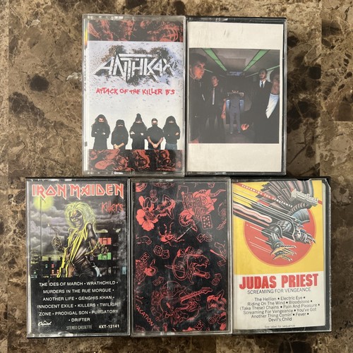 22 Cassette Lot The Who Iron Maiden Anthrax Black Sabbath Dokken Ratt Deep Purpl - Picture 3 of 11