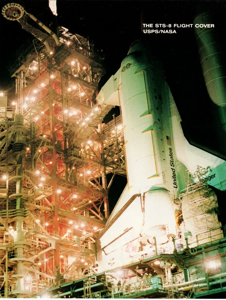 The STS-8 Challenger Flight Day Cover USPS NASA Space 9.35 1983 - Image 2 of 4