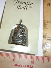 Cross Gremlin Bell good luck motorcycle riding charm CMA ride guardian made USA