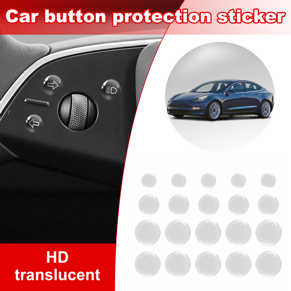 Clear Engine Start Stop Button Sticker Cover Accessory