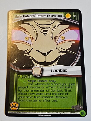 Majin Babidi's Power Extension 2003 Score Limited Dragon Ball Z DBZ TCG #94