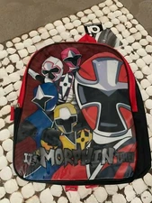 Mighty Morphin Power Rangers Book bag School Backpack NEW Its Morphin Time SABAN