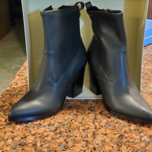 Marc Fisher Avalyn2 Black Boots Sz