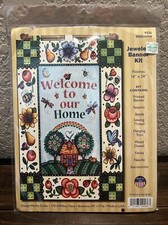 Design Works WELCOME HOME Jeweled Banner Kit - Design-NEW