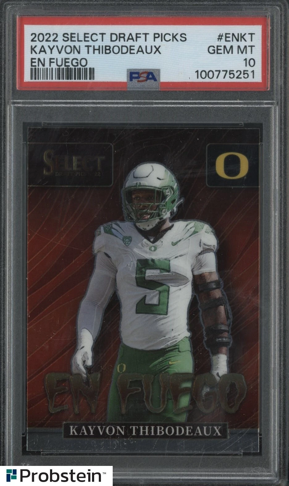 Kayvon Thibodeaux Panini Select Draft Picks EN Fuego #ENKT Base