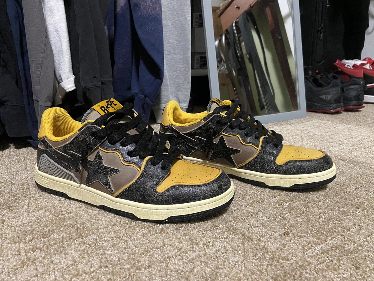 A Bathing Ape Sk8sta Mustard Yellow Men 11 Green Sneaker Shoe Casual‎ EUC A BATHING APE® BAPE STA #2 M1 | Bape official website – INT  main image 2