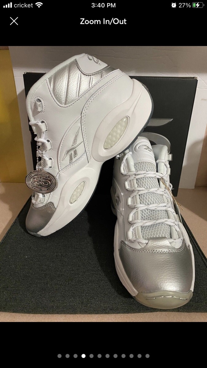 Size 11 - Reebok Question Mid 25th Anniversary for sale